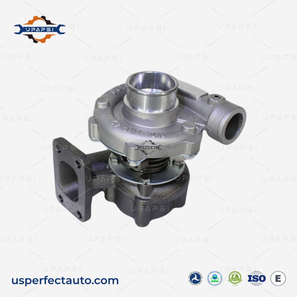 Ford New Holland industrial turbocharger 465209-0004 side view