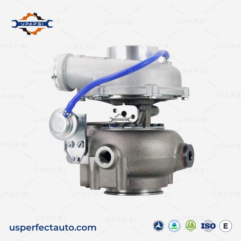 Yanmar 6LYA-STP marine turbo RHC7W 119575-18020 side view