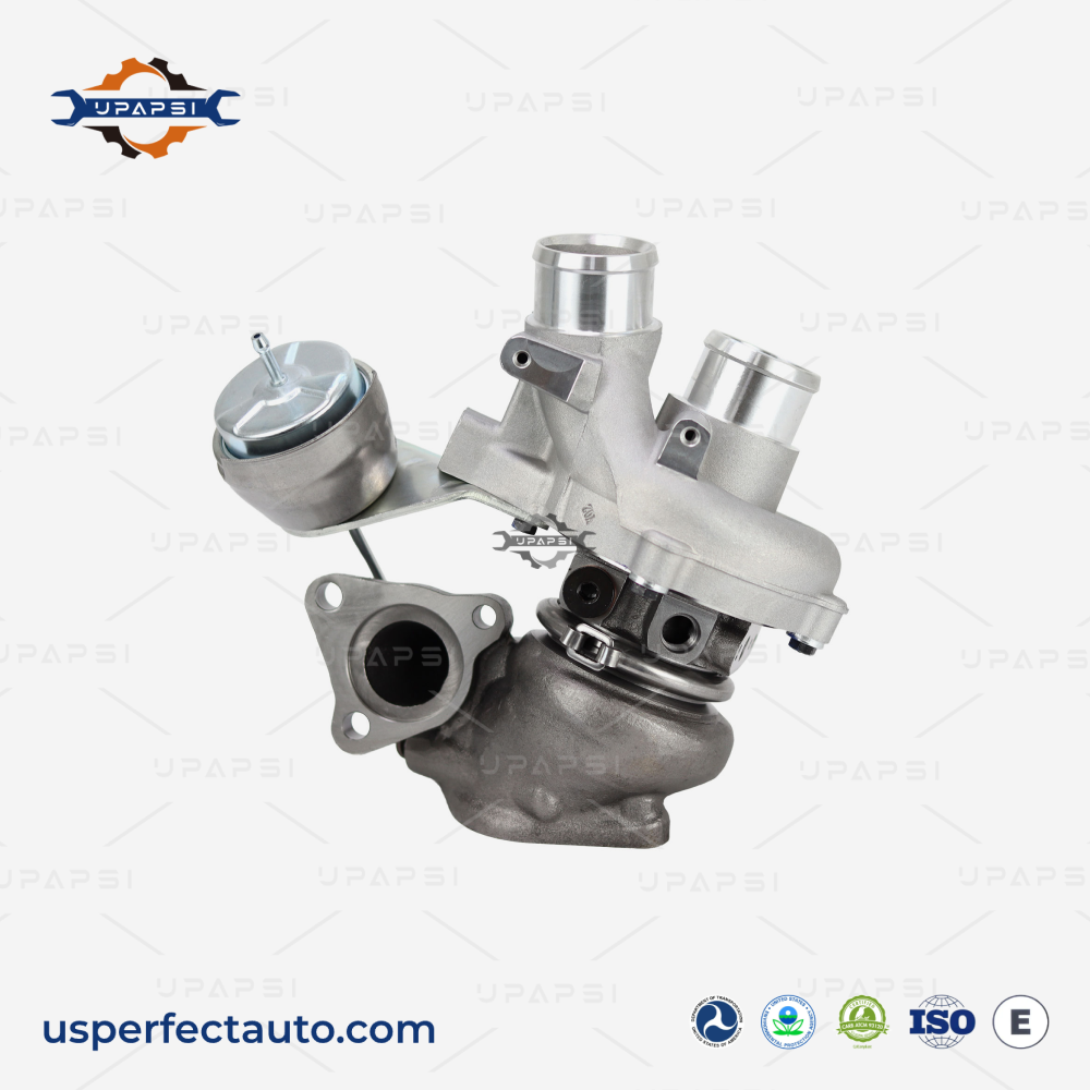 5L EcoBoost K03-0469 left turbo front view