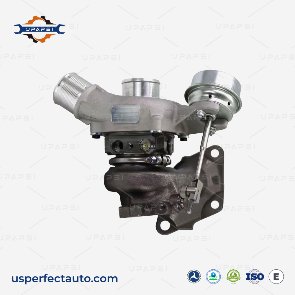 7L EcoBoost K03 left turbo front view