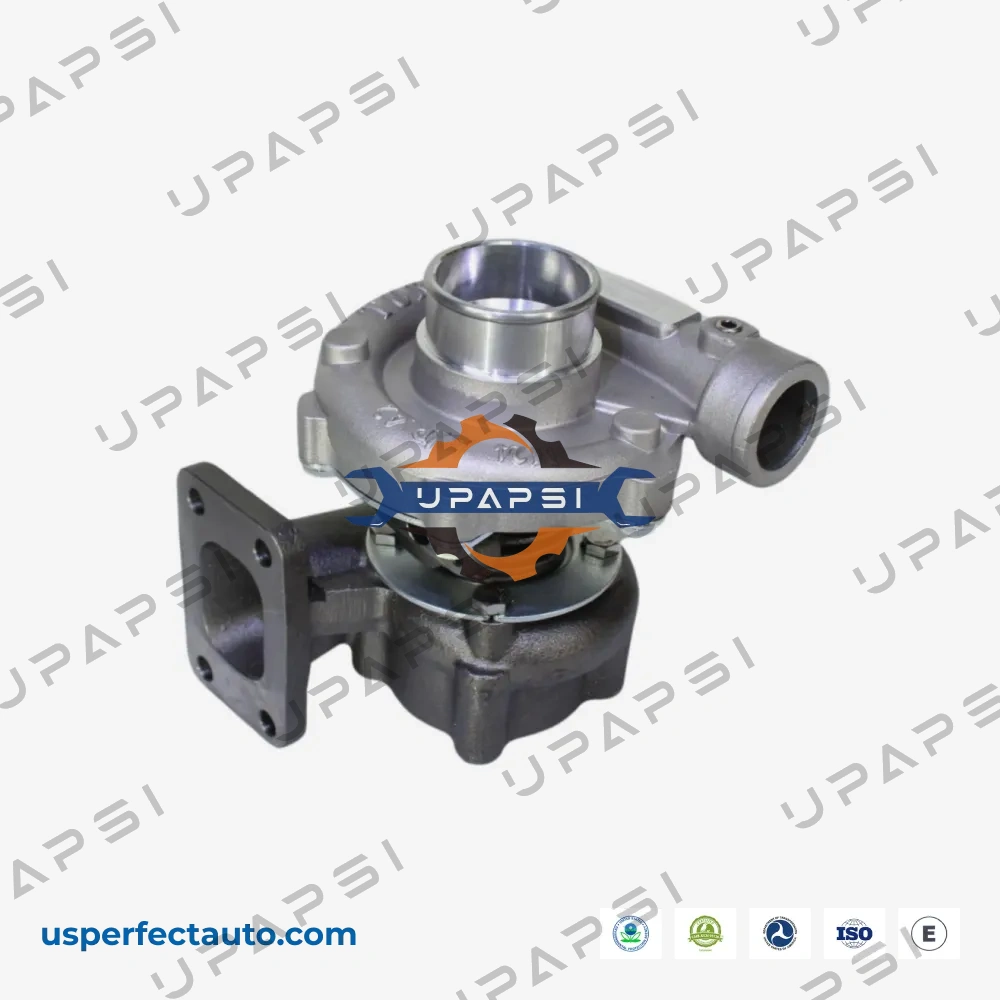 Ford New Holland industrial turbocharger 465209-0004 side view