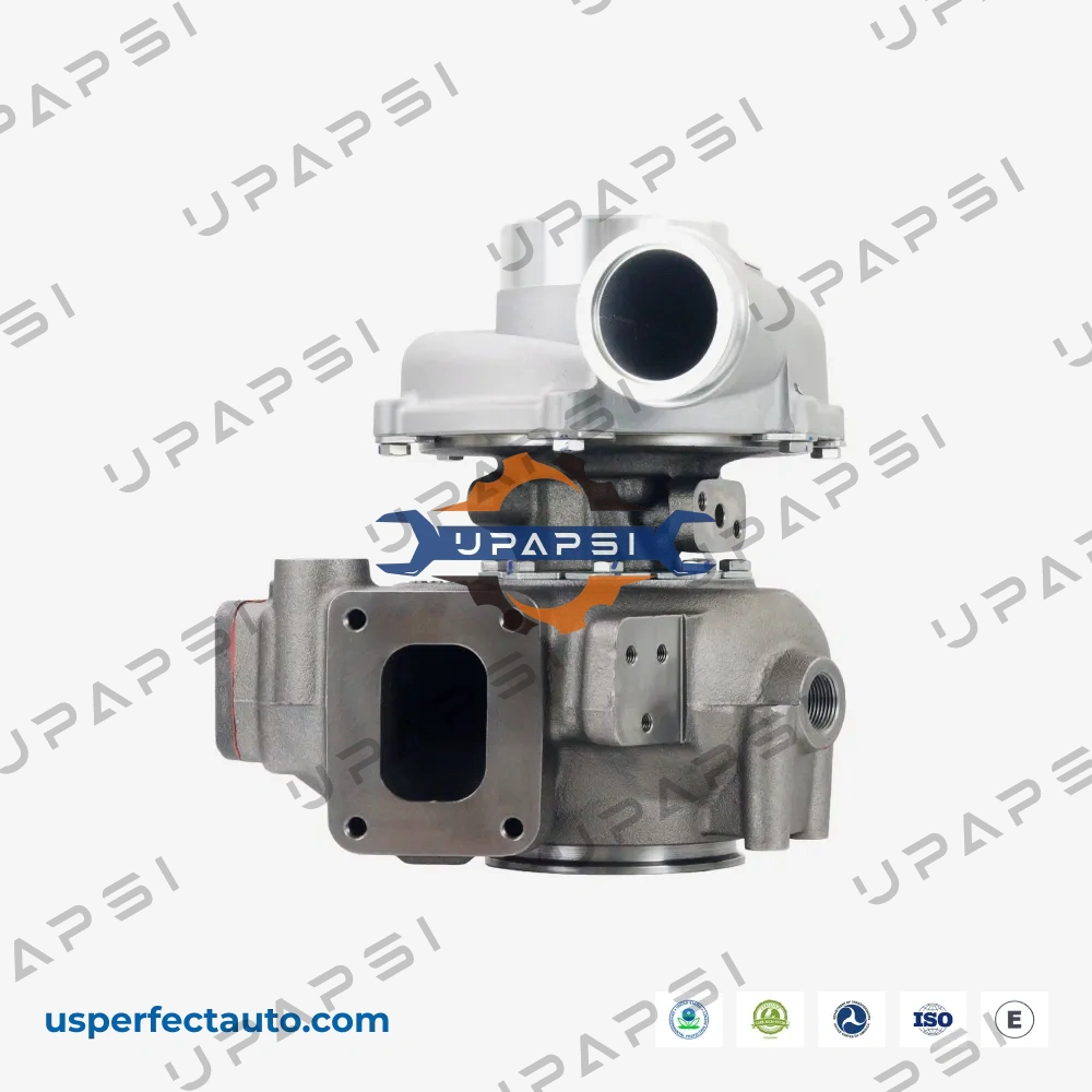Yanmar 6LYA-STE marine turbo RHC7W 119574-18010 side view