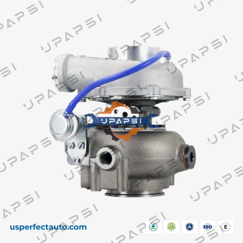 Yanmar 6LYA-STP marine turbo RHC7W 119575-18020 side view