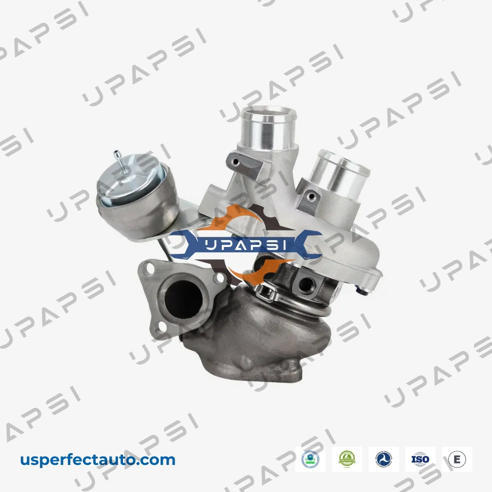 5L EcoBoost K03-0469 left turbo front view