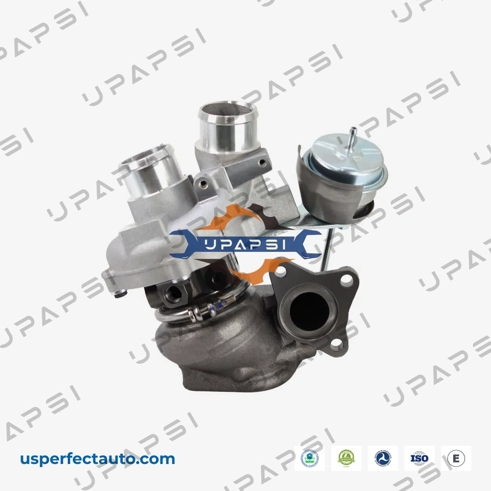 5L EcoBoost K03-0470 right turbo front view