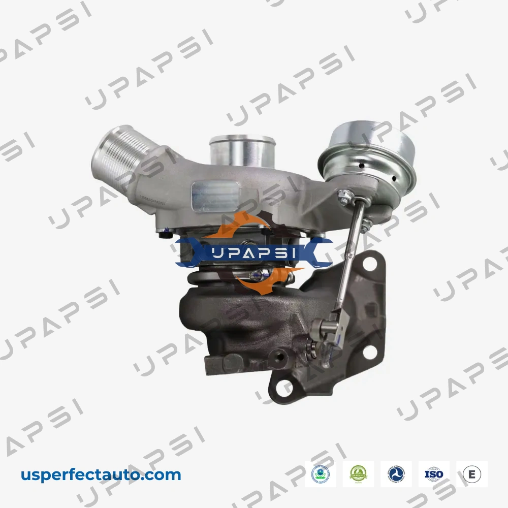 7L EcoBoost K03 left turbo front view